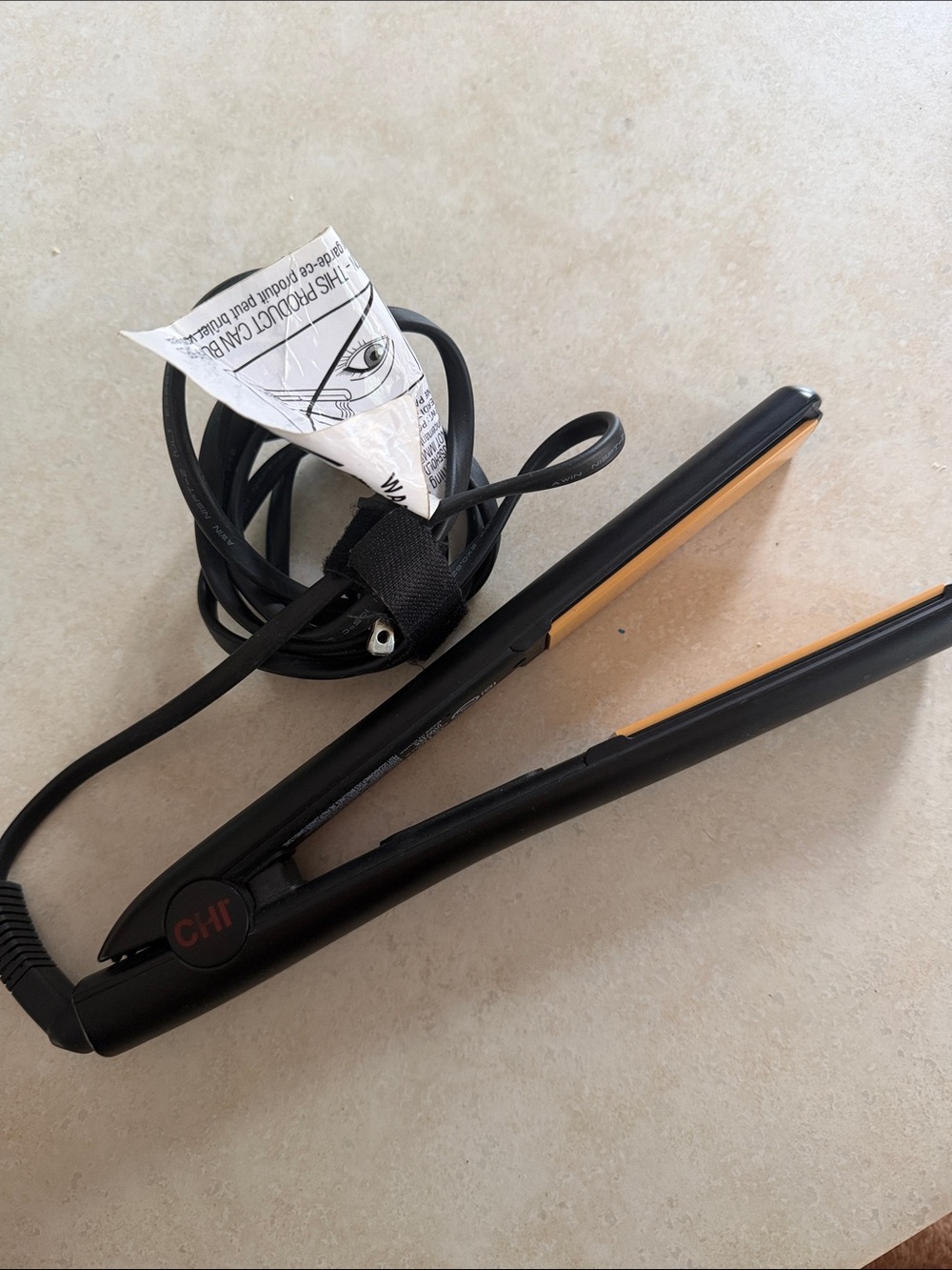CHI Black Hair Straightener Flat Iron - Black